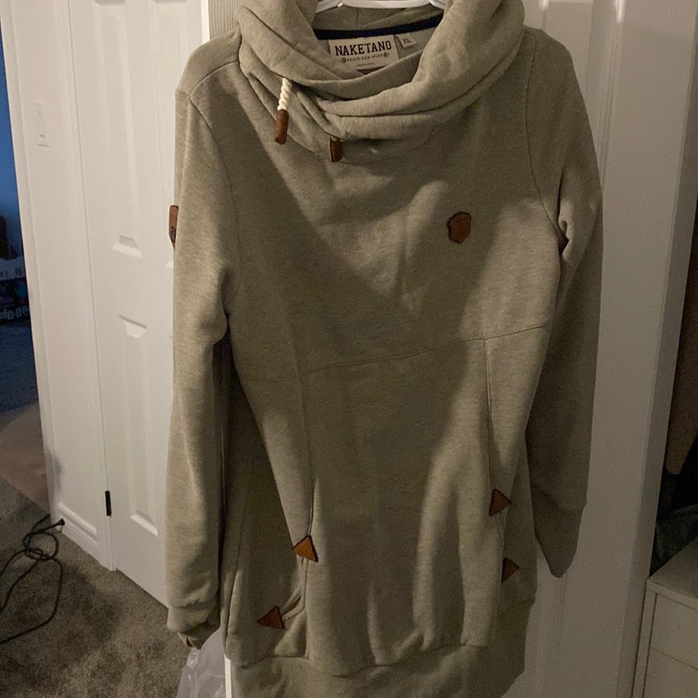 Naketano tunic sweater sage green